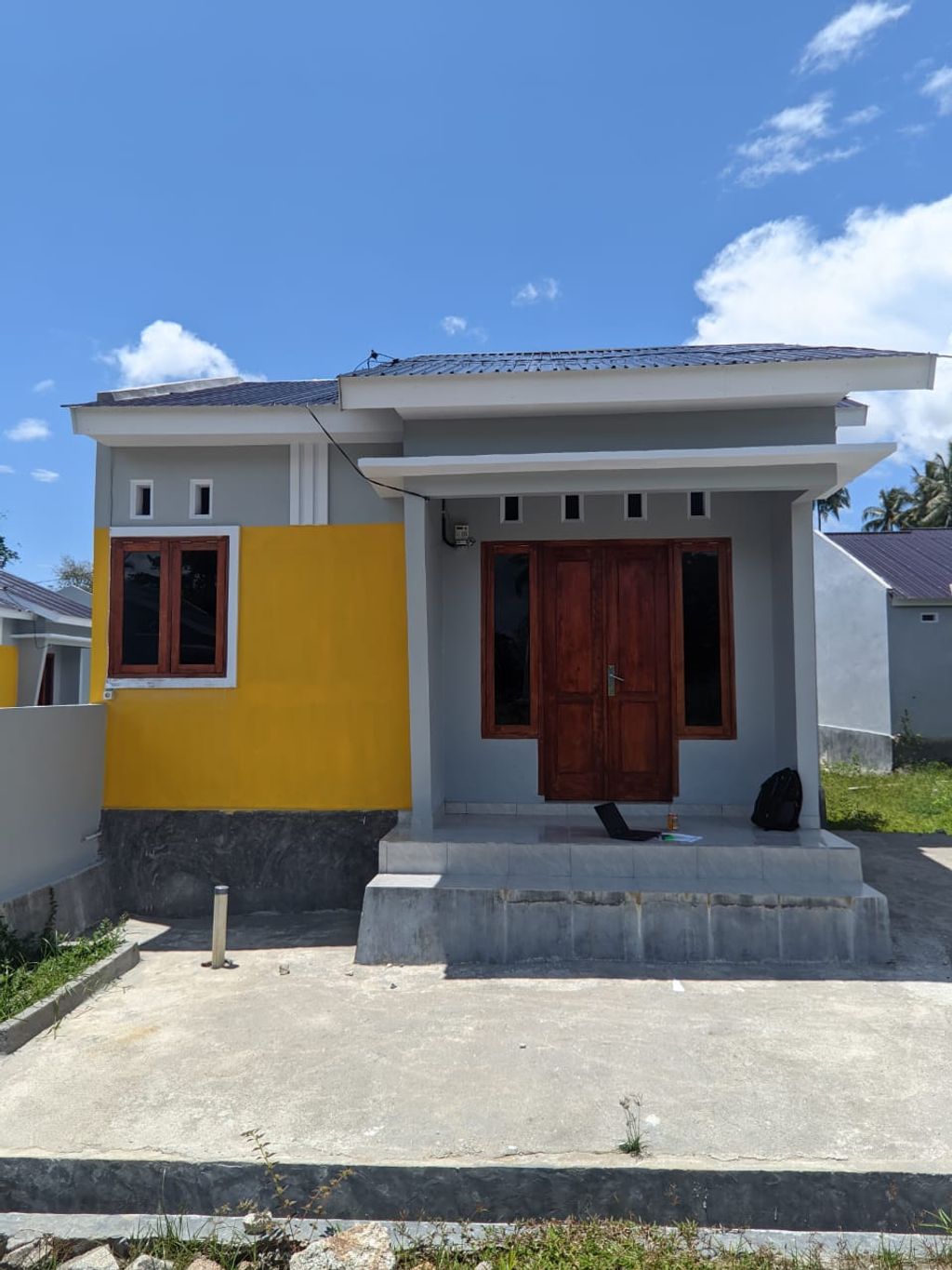 foto tampak rumah tipe 36 perumahan PERUMAHAN BUMI FARINASA HULAWA