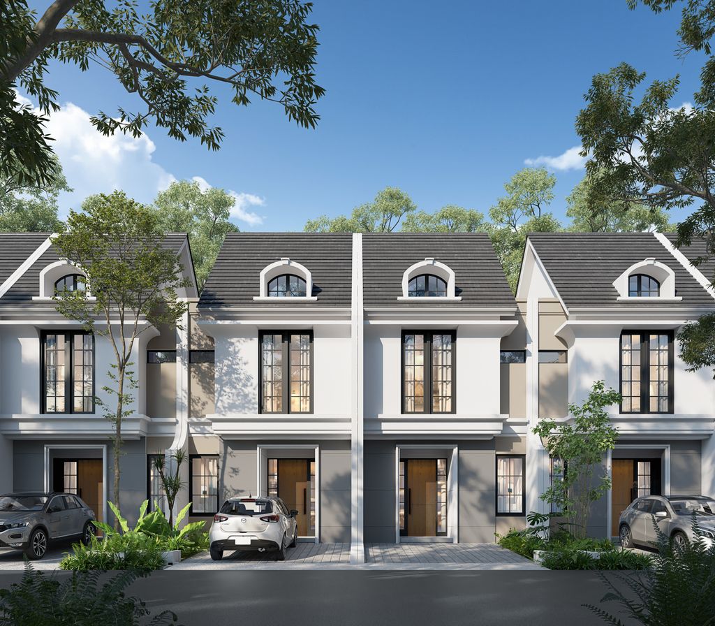 foto tampak rumah tipe Canna Deluxe perumahan CITRALAND CITY KEDAMEAN