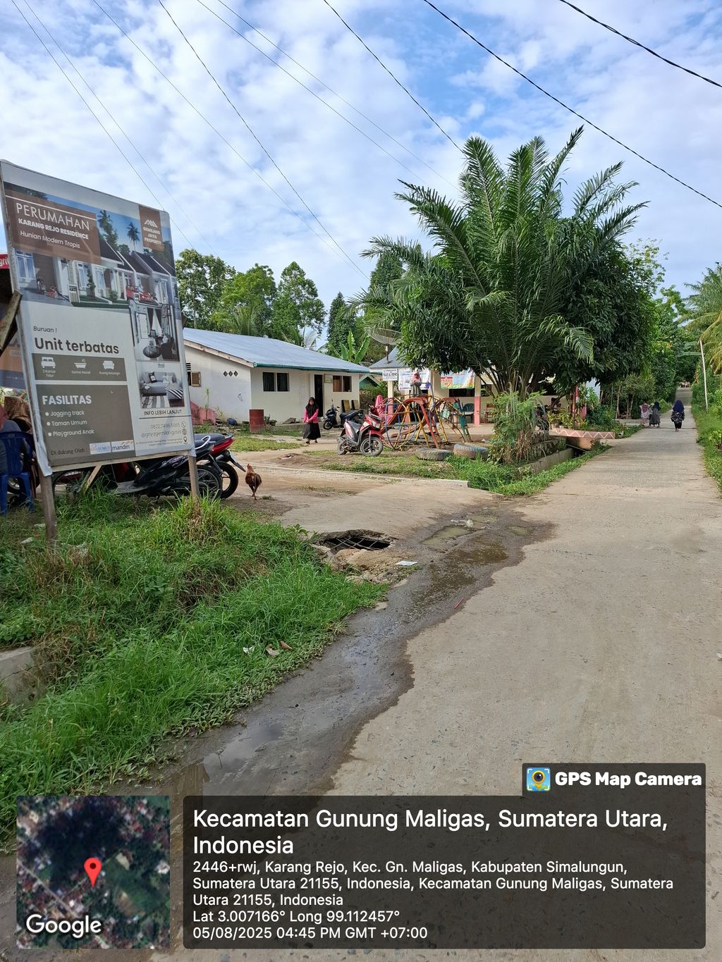 foto gerbang perumahan Krng Rejo Regency