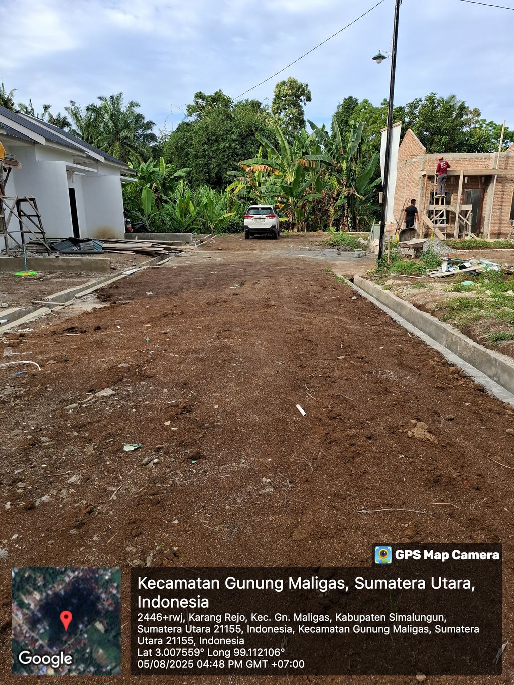 foto posisi tengah perumahan Krng Rejo Regency