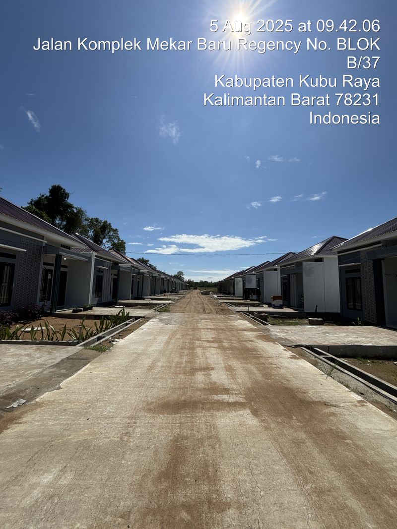 foto posisi tengah perumahan MIARI RESIDENCE 12 LANJUTAN