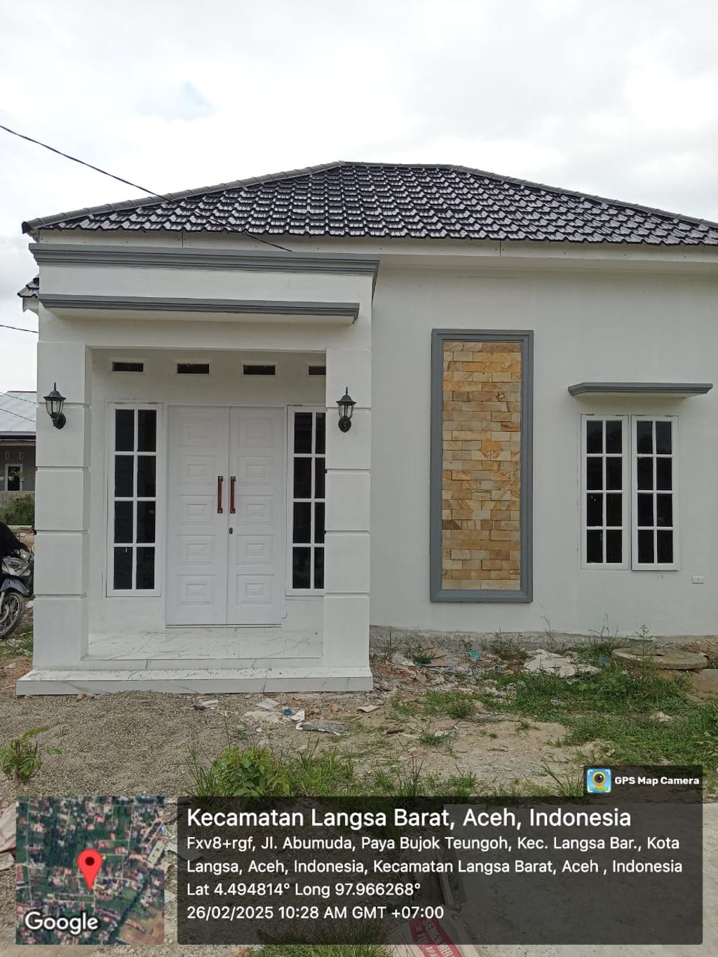 foto tampak rumah tipe 36 perumahan Almeera Residence 3