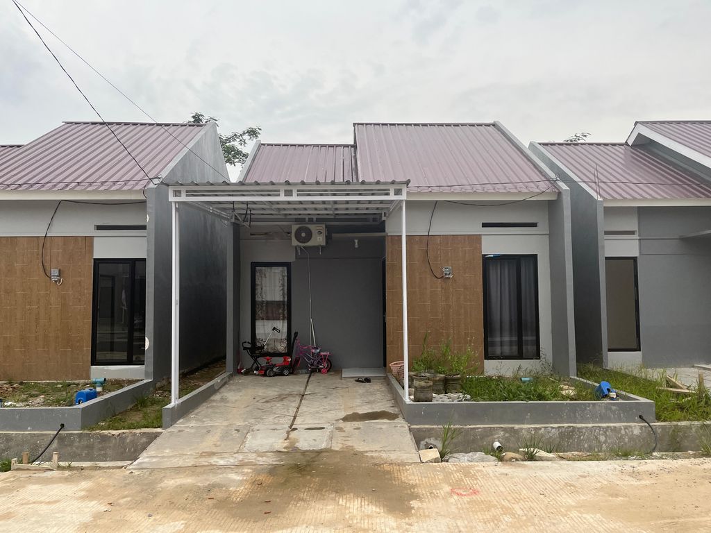 foto tampak rumah tipe 36/105 perumahan PALARAN INDAH KEMILAU 2 TAHAP 2
