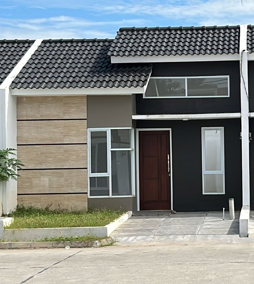 foto tampak rumah tipe 30/75 perumahan PURI HARMONI TIGARAKSA