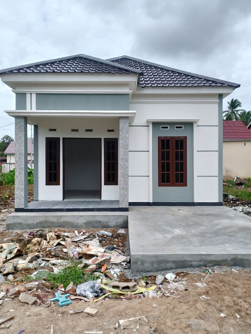 foto tampak rumah tipe 36 perumahan FATIH PERMAI