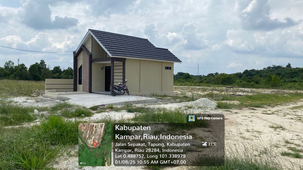foto denah rumah tipe 36 perumahan Griya Setia Bangsa 2