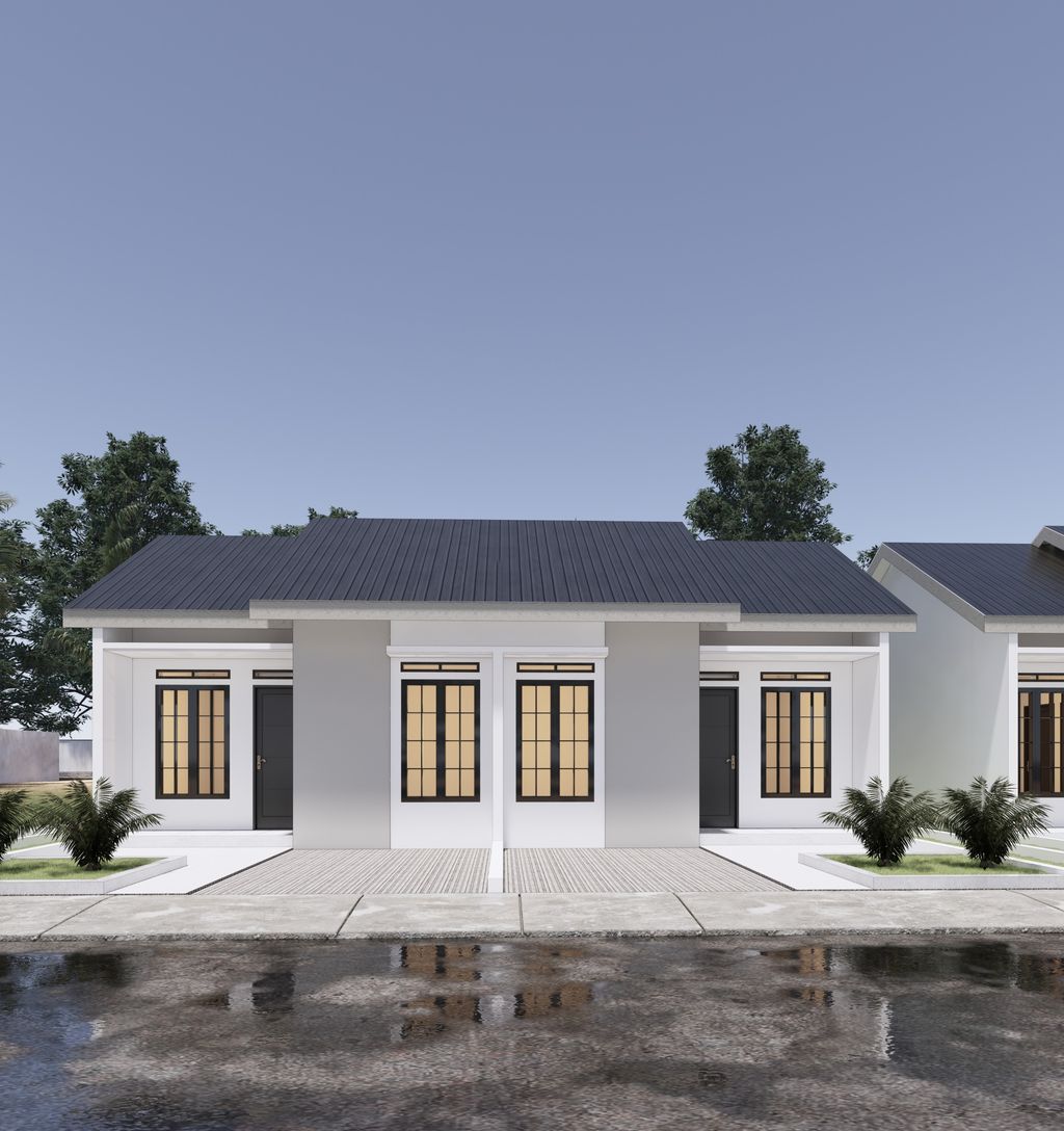 foto tampak rumah tipe 36 perumahan NUR HIDAYAH PERMAI