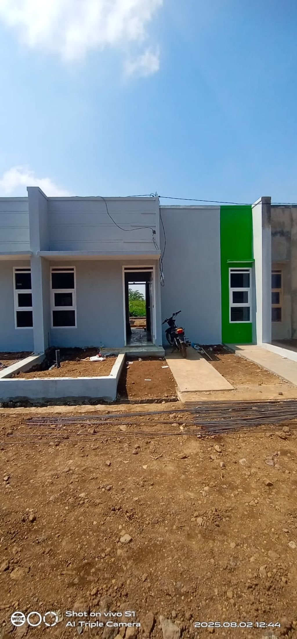 foto tampak rumah tipe 36/66 perumahan green pakar residence