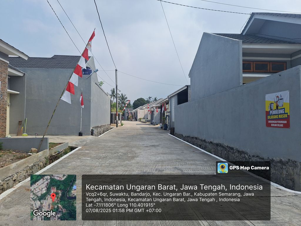 foto posisi tengah perumahan BERLIAN VILLAGE