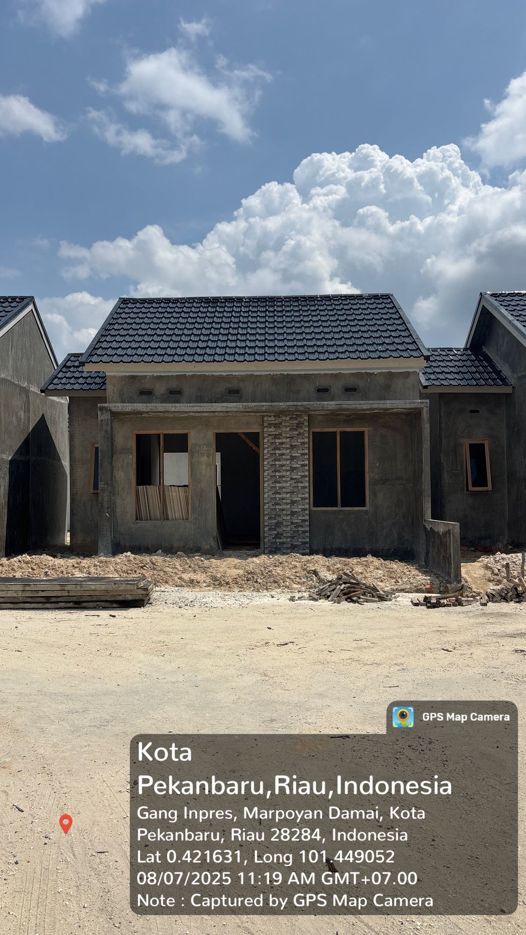 foto posisi tengah perumahan Yahnul residence 10