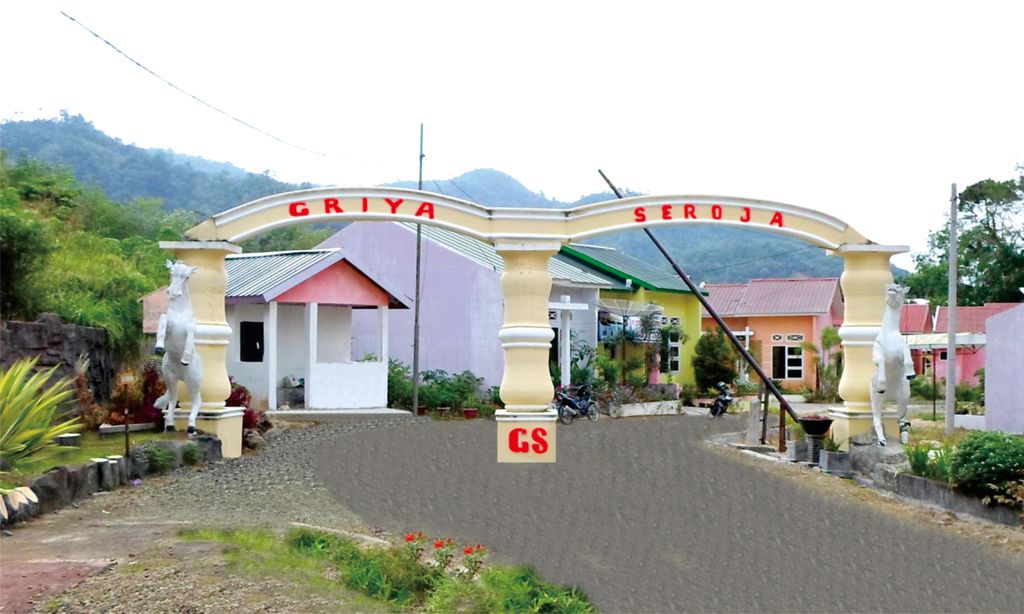 foto gerbang perumahan PERUMAHAN GRIYA SEROJA