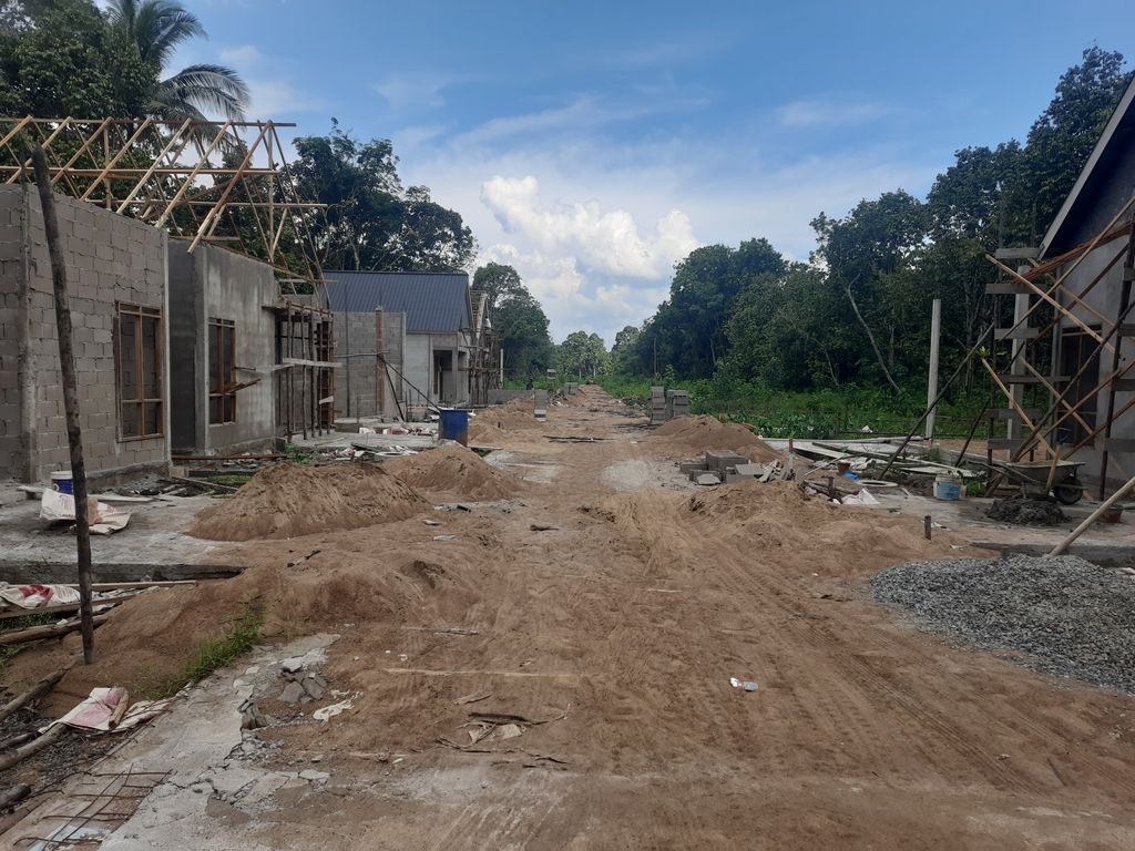 foto posisi tengah perumahan BARUNIA RESIDENCE 6 TAHAP 3