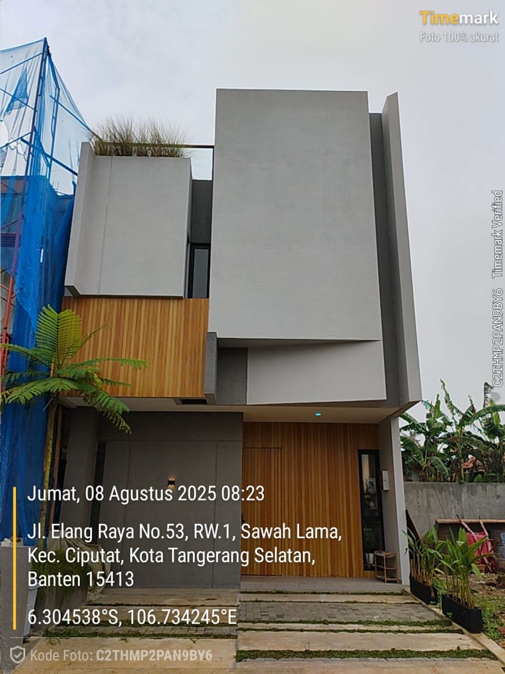 foto contoh rumah perumahan Asterloka Savanya