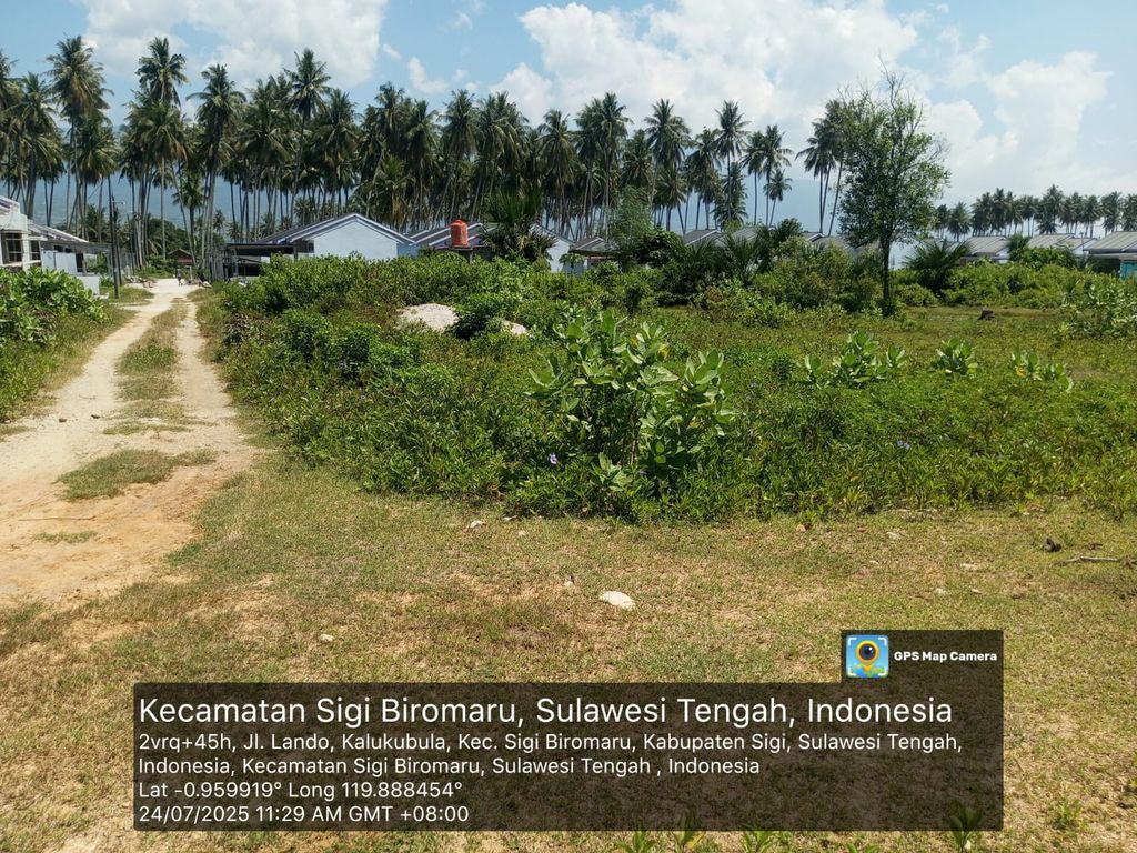 foto posisi tengah perumahan garden kencana