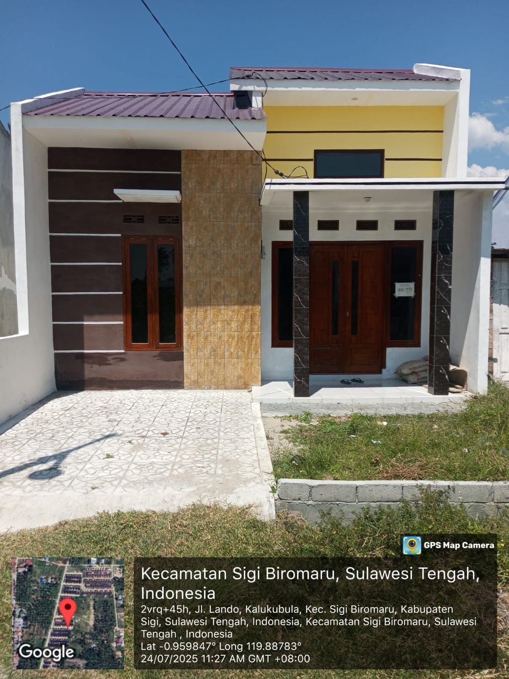 foto contoh rumah perumahan garden kencana
