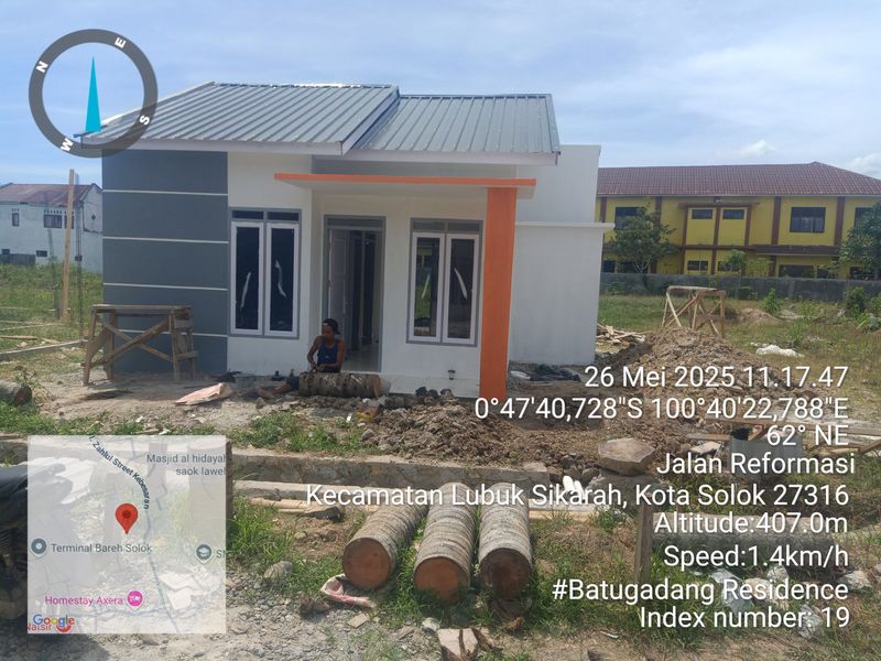 foto posisi tengah perumahan Batugadang Residence