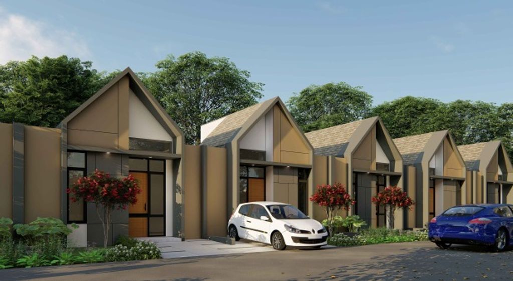 foto tampak rumah tipe 32/81 perumahan PERUMAHAN QUINLAND VILLAGE