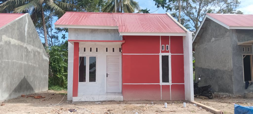 foto tampak rumah tipe 36 perumahan Graha Dirga Bakrie 9