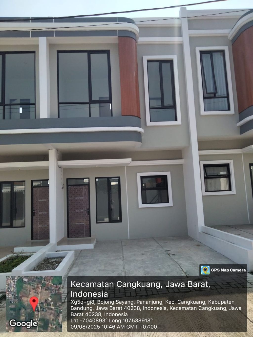 foto tampak rumah tipe 38 Compact (2 kamar) (509) perumahan G-Land Aleena Residence