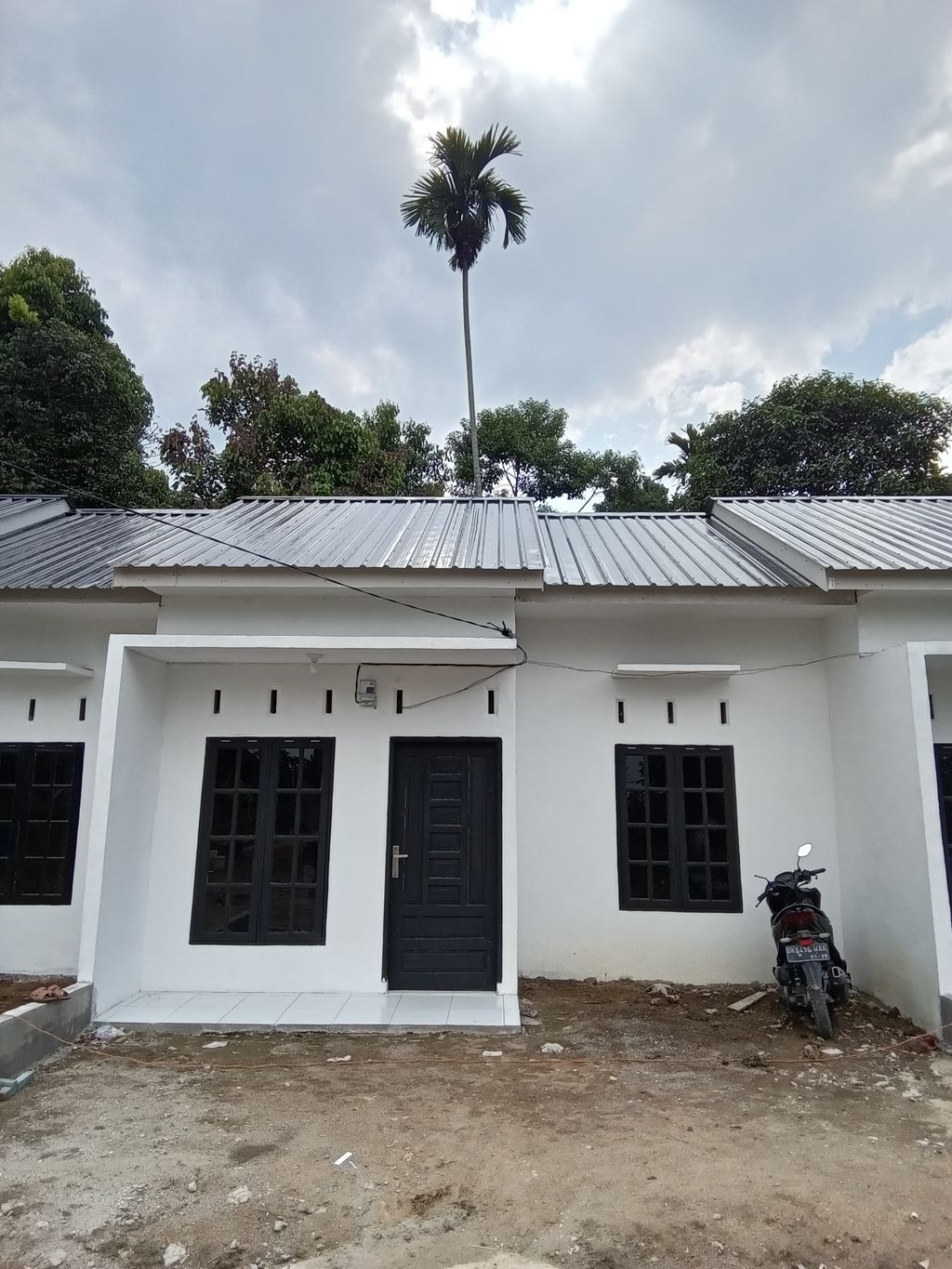 foto tampak rumah tipe 36 perumahan Krng Rejo Regency