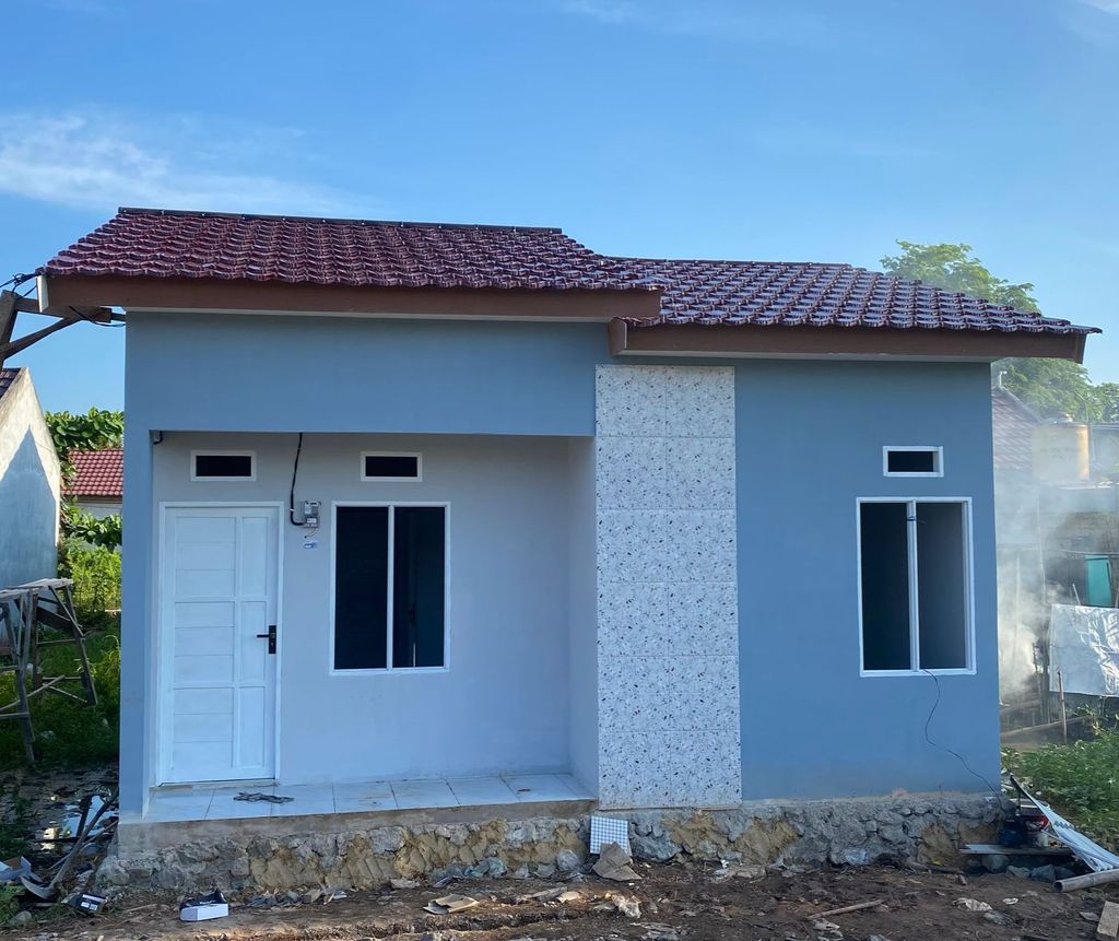 foto tampak rumah tipe 36 (2025) perumahan QIRAMAH ALAM