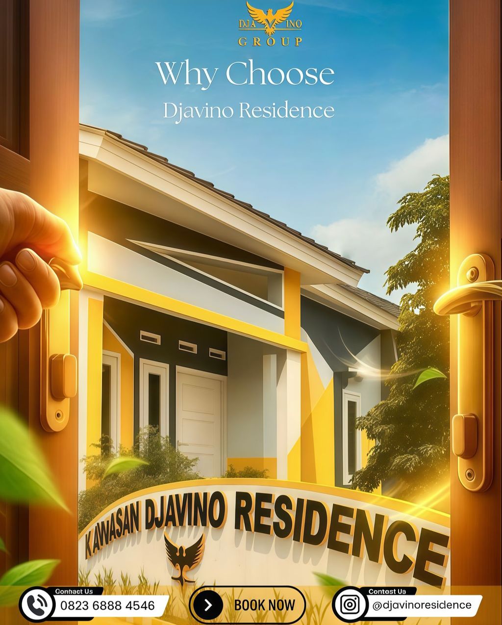 foto denah rumah tipe 36 perumahan DJAVINO RESIDENCE V TAHAP 2