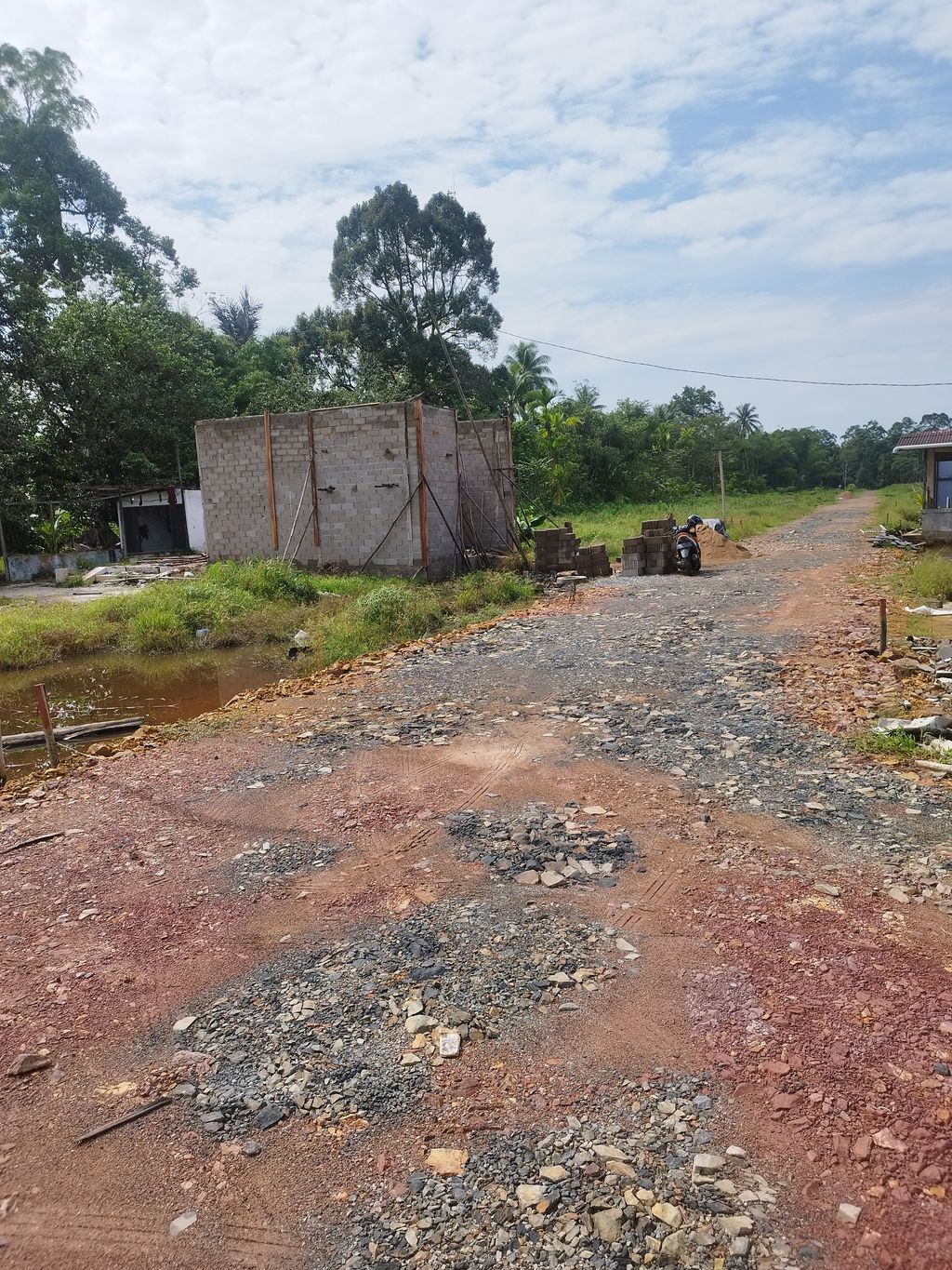 foto posisi tengah perumahan CENDANA TIRTA BLOK C-D