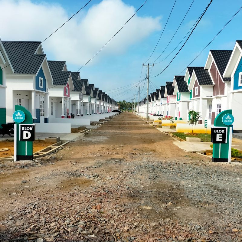 foto posisi tengah perumahan MAHONI RESIDENCE TAHAP 2