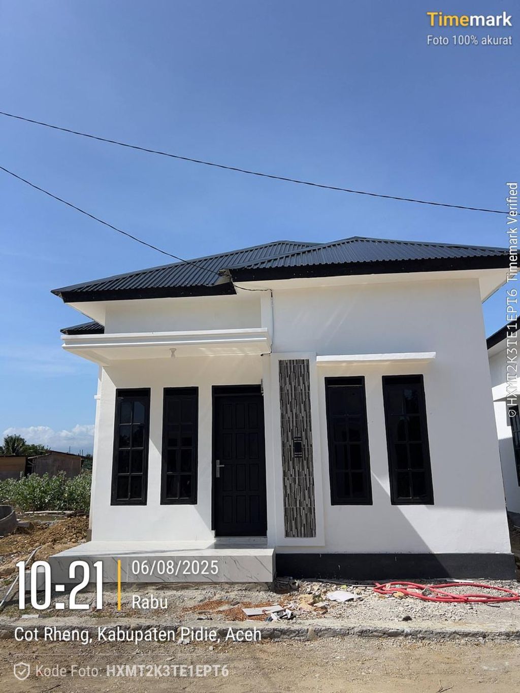 foto tampak rumah tipe 36 perumahan ROYAL RESIDENCE COT TEUNGOH