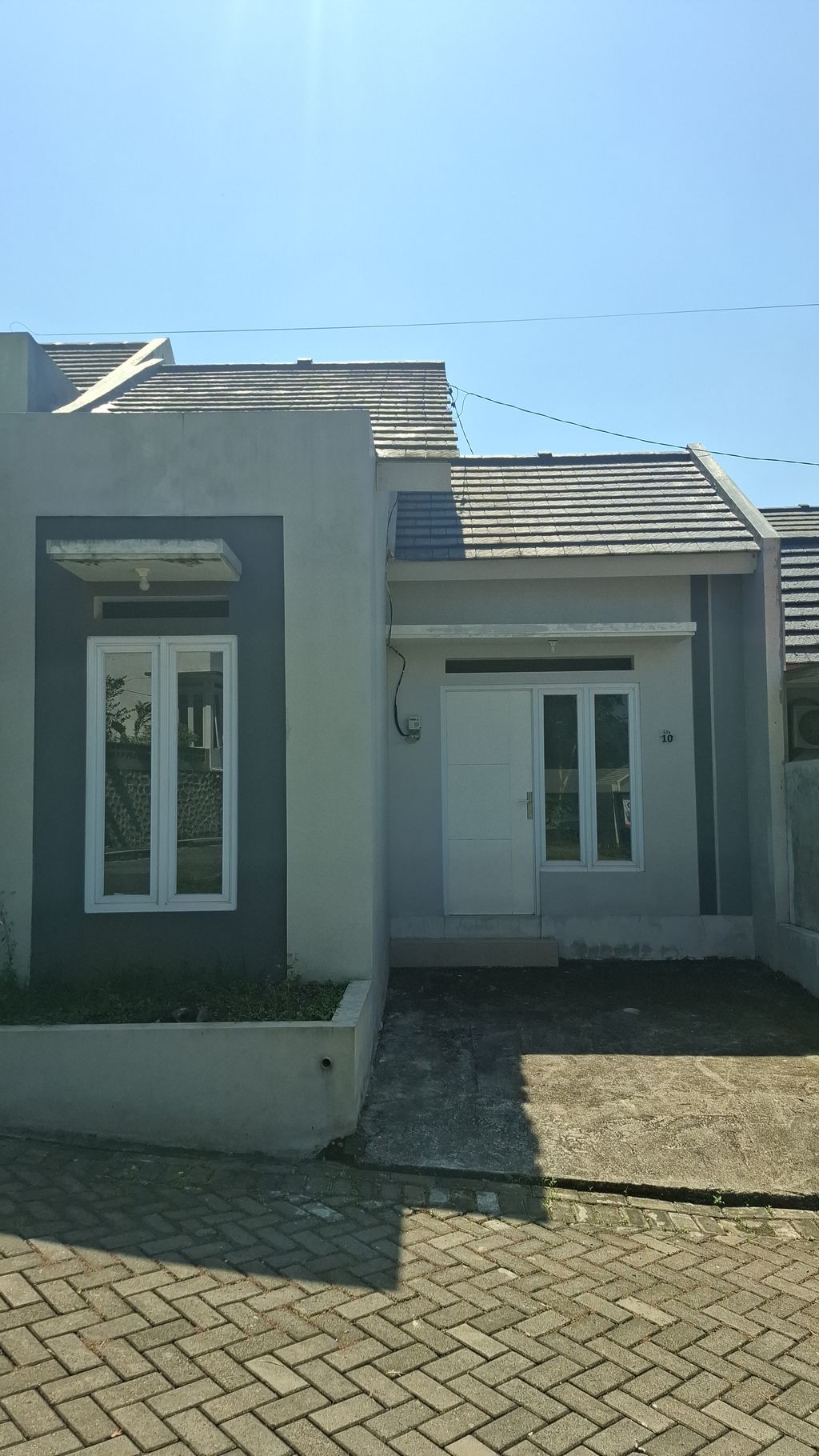 foto tampak rumah tipe 36 perumahan GARDENIA VILLAGE