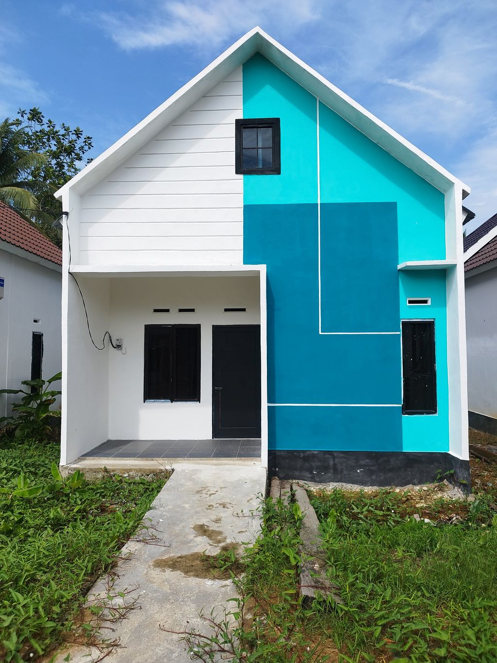 foto tampak rumah tipe 36 (SUBSIDI) perumahan CENDANA TIRTA BLOK C-D