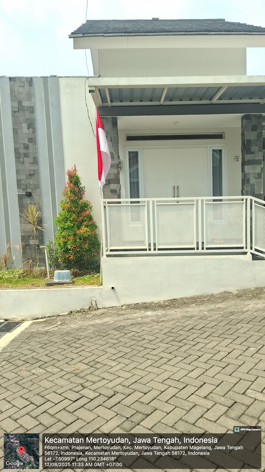 foto tampak rumah tipe 45 perumahan GARDENIA VILLAGE
