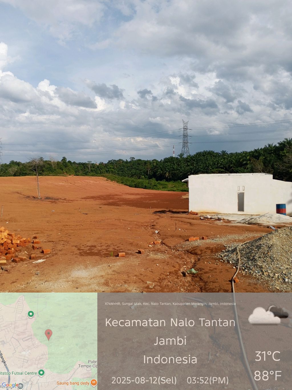 foto posisi tengah perumahan Aulia Residence II