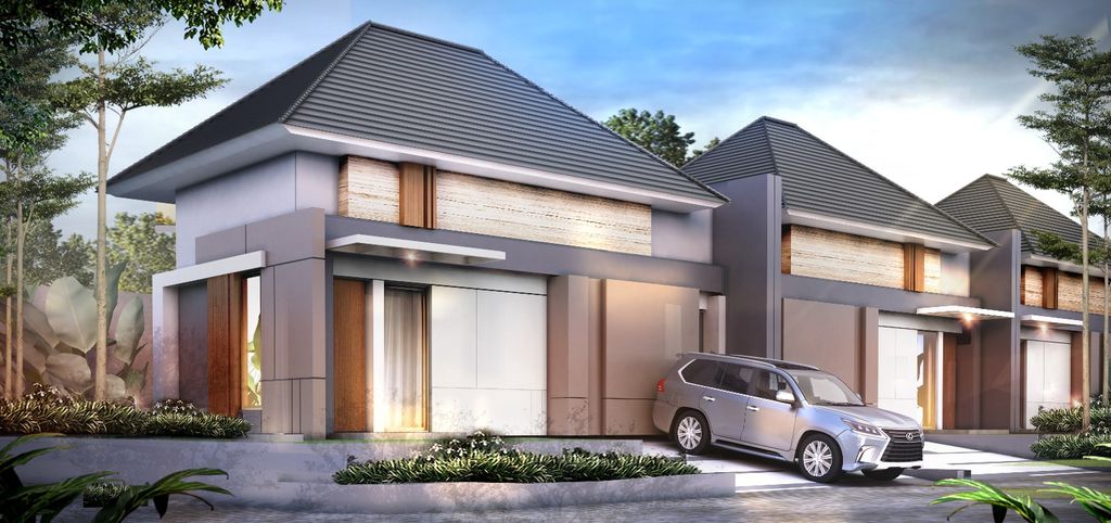 foto tampak rumah tipe HOOK perumahan PONDOK PERMAI IMOGIRI BARAT 2