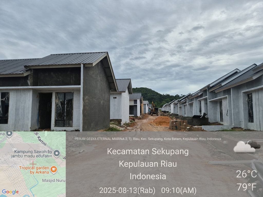 foto contoh rumah perumahan GESYA ETERNAL MARINA 2