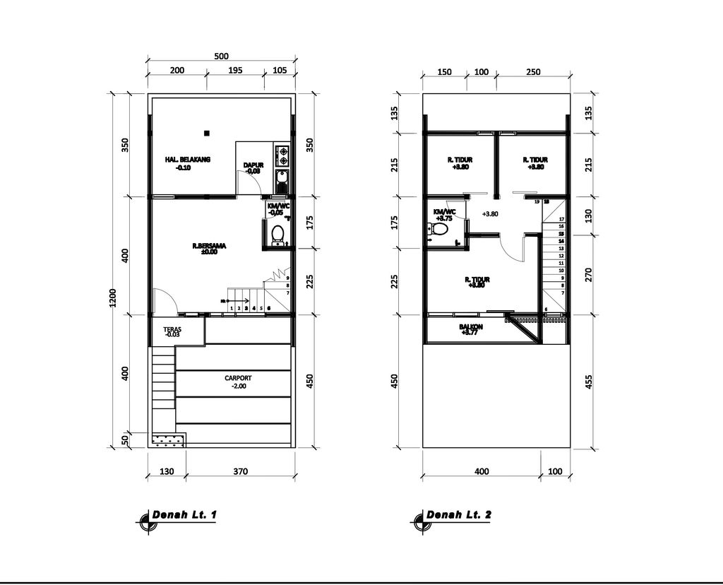 foto denah rumah tipe 50 Compact (3 kamar) (423) perumahan Bukit Sukanagara Resort