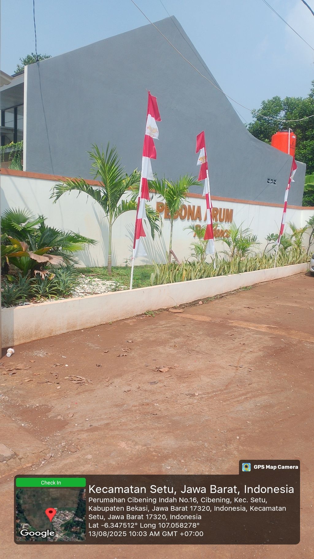 foto gerbang perumahan Pesona Arum residence tahap II