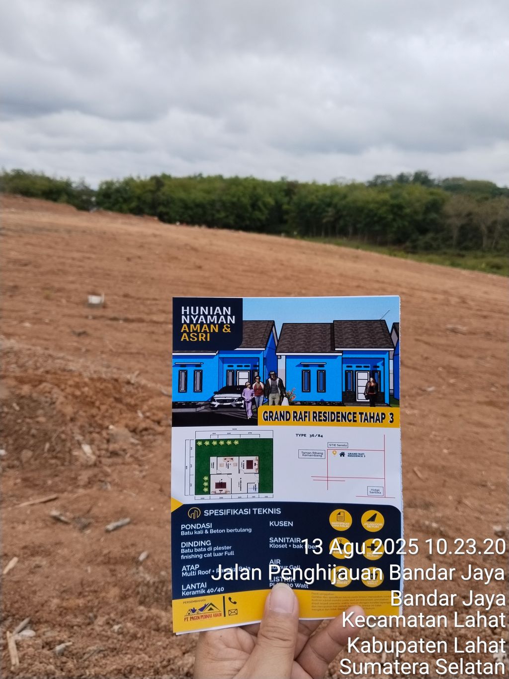 foto posisi tengah perumahan GRAND RAFI RESIDENCE III
