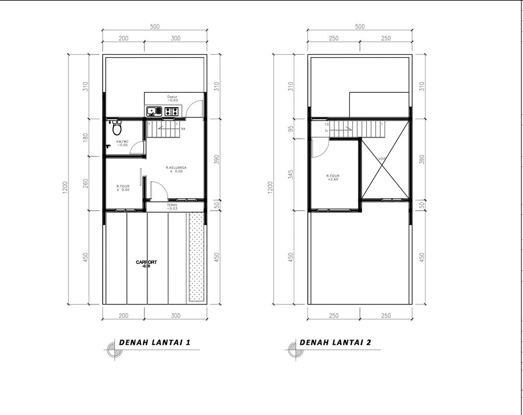 foto denah rumah tipe 33 Mezanin (353) perumahan G-Land Aleena Residence
