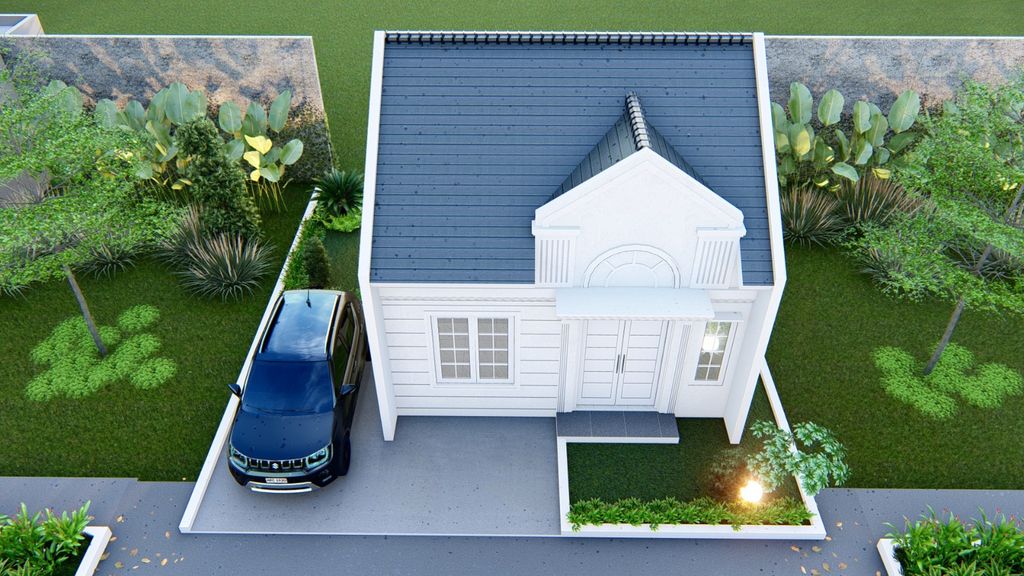 foto denah rumah tipe green wijaya 2 perumahan GREEN WIJAYA