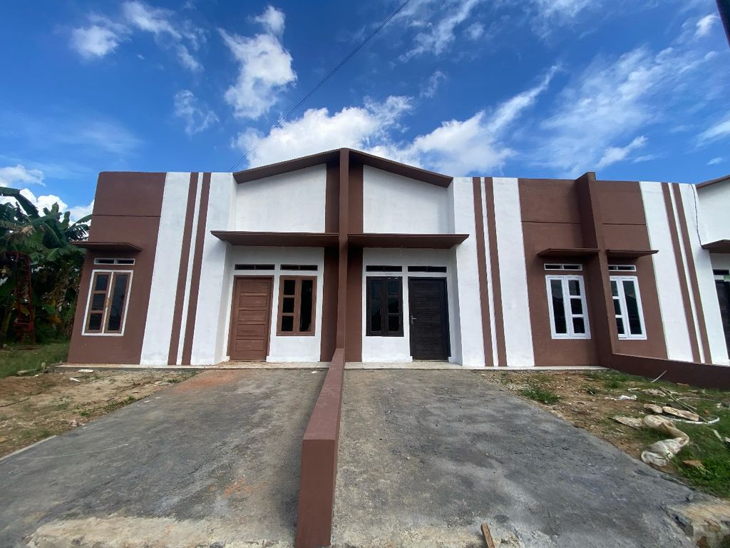 foto tampak rumah tipe 36 perumahan GRIYA INDUSTRI