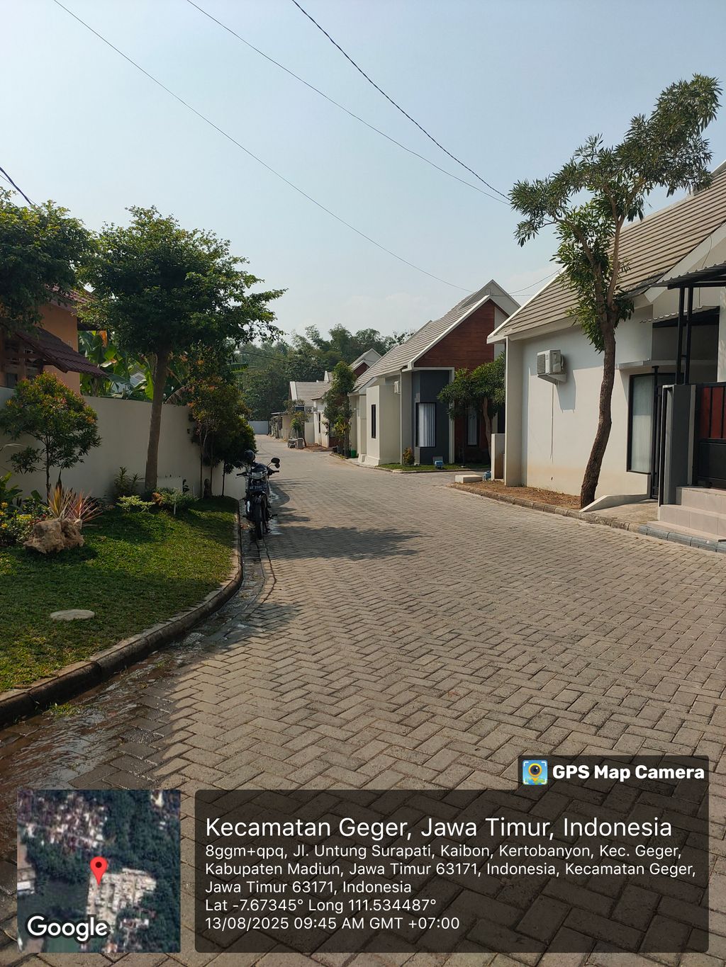 foto posisi tengah perumahan Mutiara Kertosari