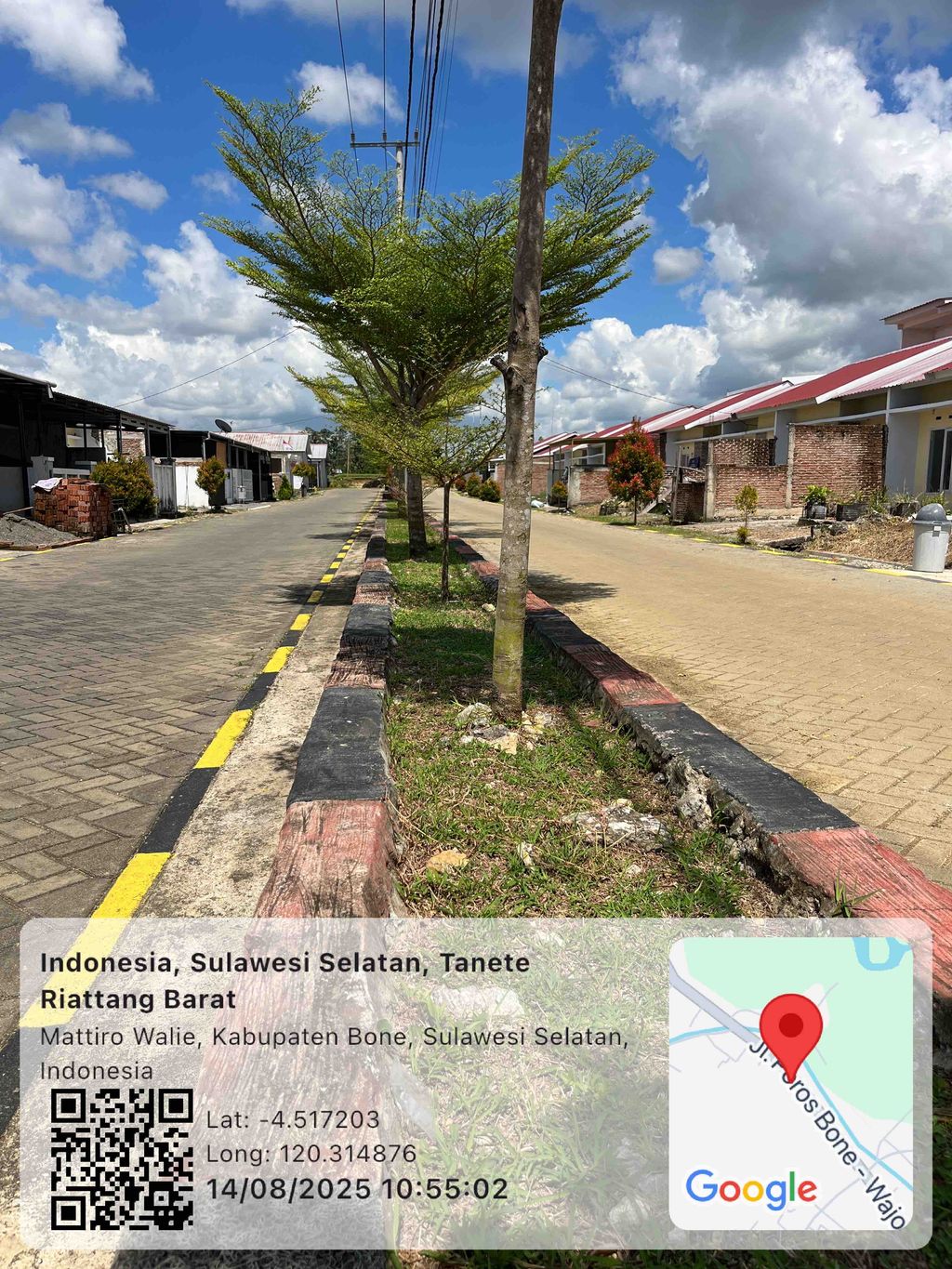 foto posisi tengah perumahan ARU LAND CABALU 3