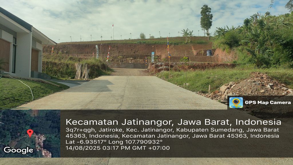 foto posisi tengah perumahan TARUMANAGARA JATINANGOR