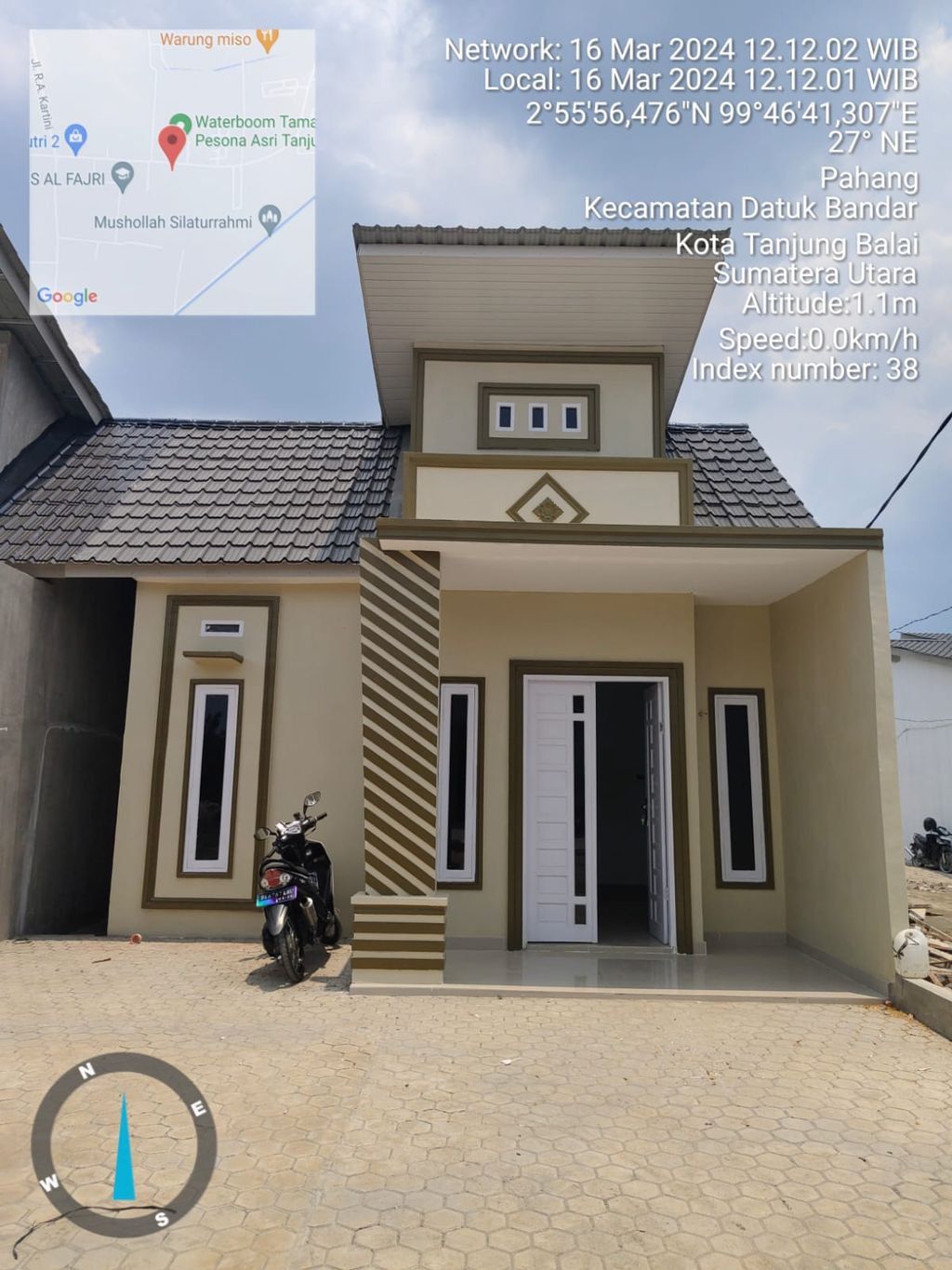 foto tampak rumah tipe 36 perumahan PERUMAHAN CEMERLANG ASRI 18