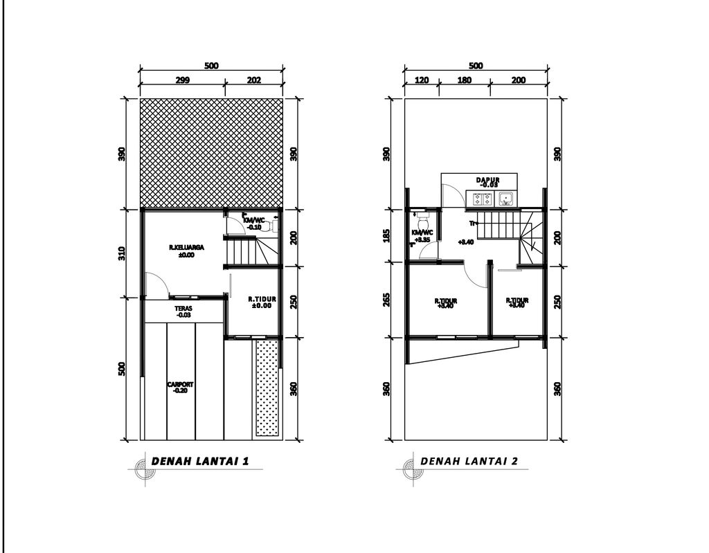 foto denah rumah tipe 41 Superimposed (3 kamar) (446) perumahan G-Land Harmony Hills