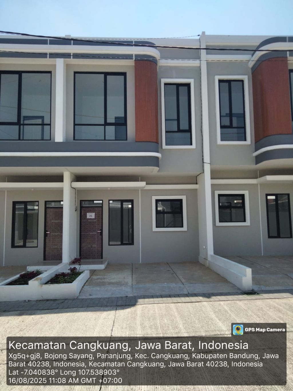 foto tampak rumah tipe 38 Compact (2 kamar) (386) perumahan G-Land Aleena Residence