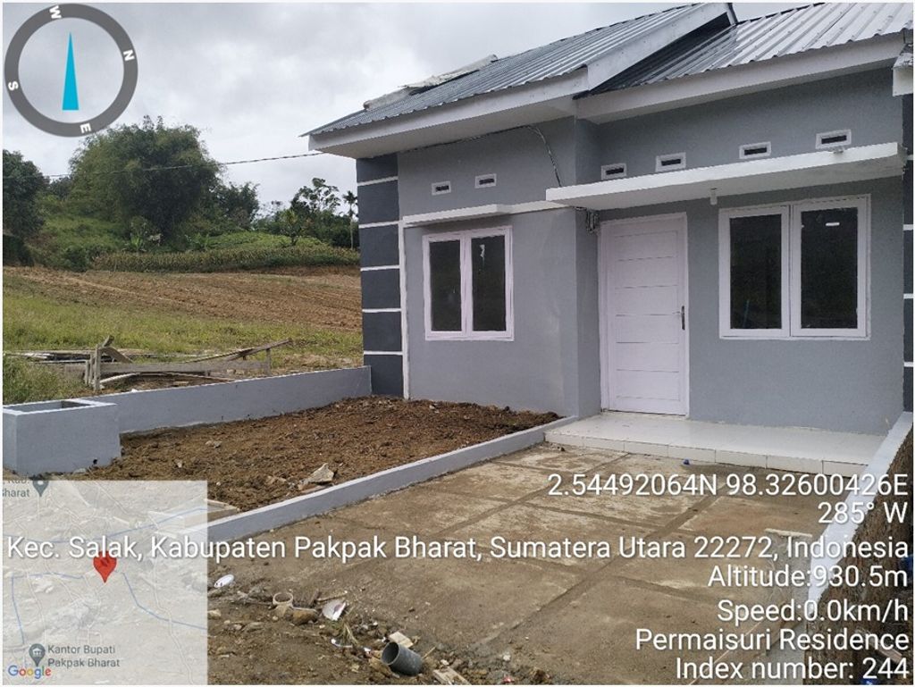 foto posisi tengah perumahan PERMASUARI RESIDENCE