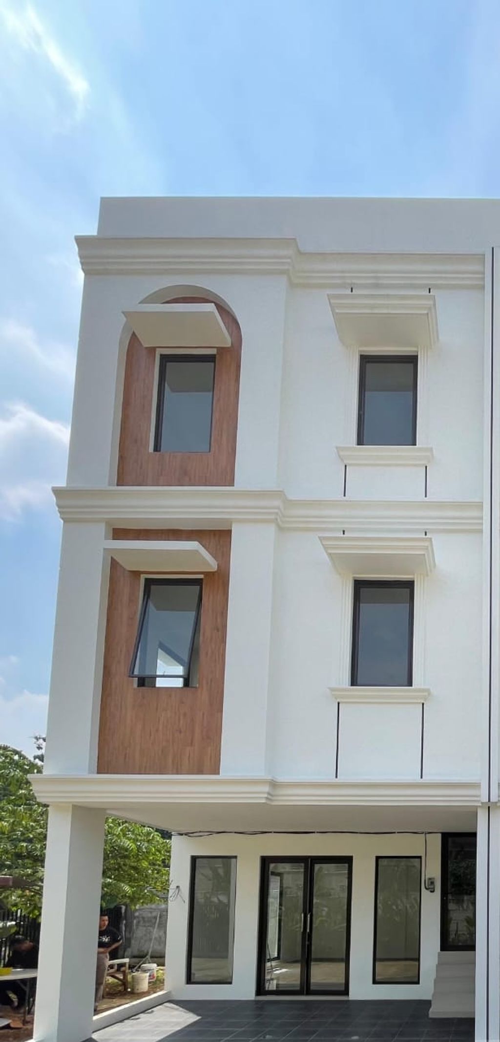foto tampak rumah tipe TERRA X perumahan ASPENPARK SERPONG