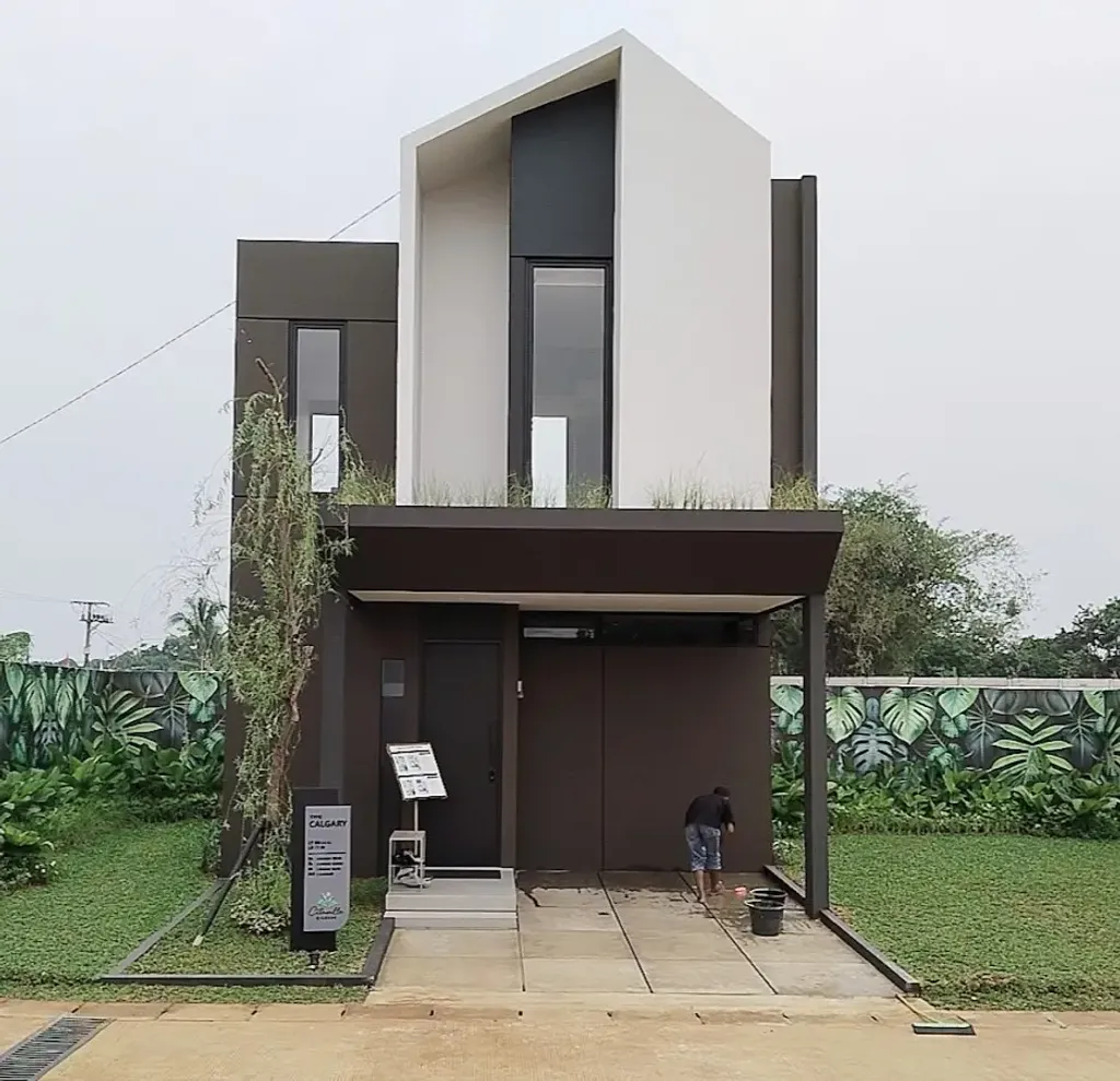 foto tampak rumah tipe Calgary perumahan CITAVILLE CIBUBUR